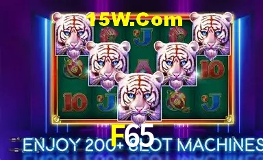 Tela de boas-vindas e lobby de jogos do aplicativo F65